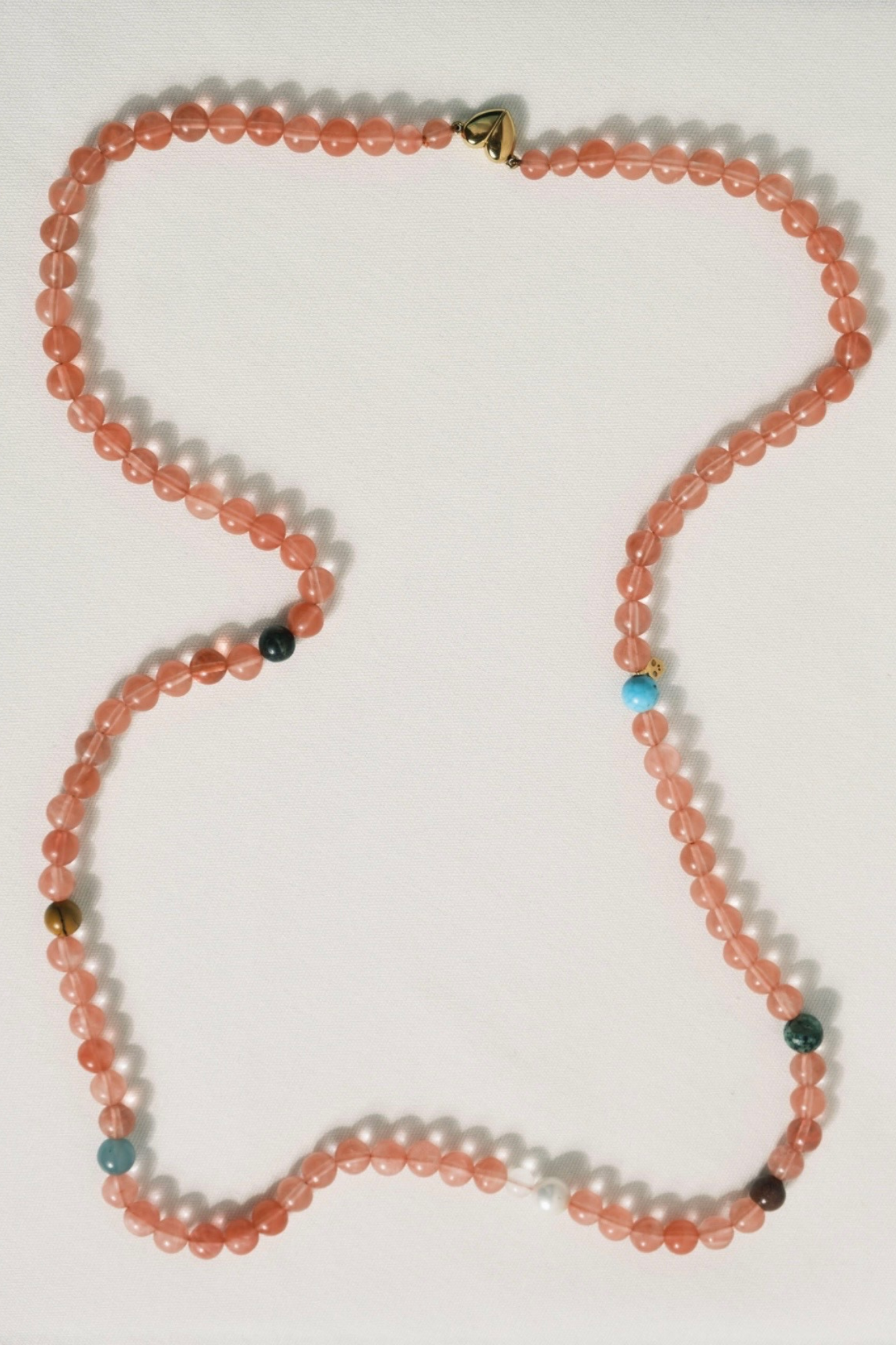 Flapper Necklace Pink